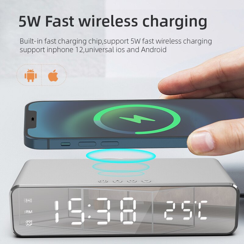 3 in 1 LED Alarm Clock with Fast Wireless Charger - Premium Chargers & Powerbanks from Dressmycell.com - Just $30! Shop now at Dressmycell.com 3 in 1 LED Alarm Clock with Fast Wireless Charger - Premium Chargers & Powerbanks from Dressmycell.com - Just $30! Shop now at Dressmycell.com